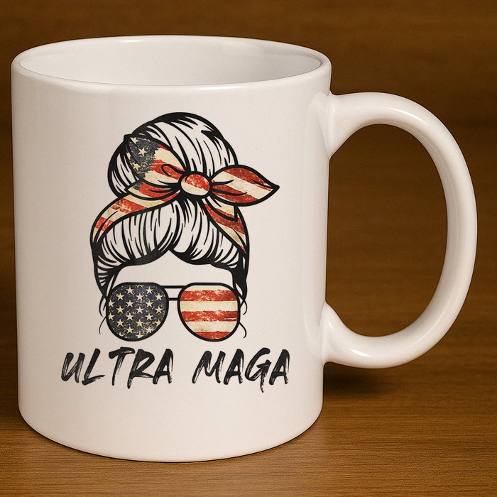 Ultra Maga USA 11oz C Handle Ceramic Mug