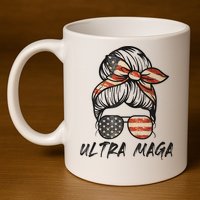 Ultra Maga USA 11oz C Handle Ceramic Mug