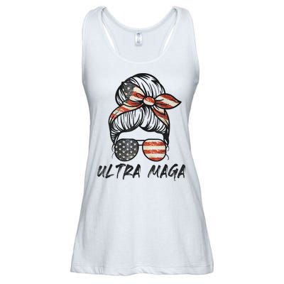 Ultra Maga USA Ladies Essential Flowy Tank