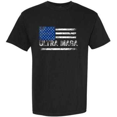 Ultra Maga Us Flag Usa Top American Ultra Mega Garment-Dyed Heavyweight T-Shirt