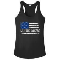 Ultra Maga Us Flag Usa Top American Ultra Mega Ladies PosiCharge Competitor Racerback Tank