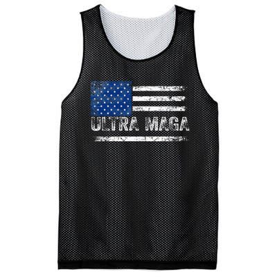 Ultra Maga Us Flag Usa Top American Ultra Mega Mesh Reversible Basketball Jersey Tank