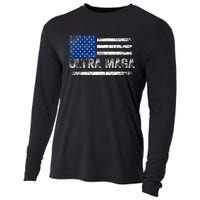 Ultra Maga Us Flag Usa Top American Ultra Mega Cooling Performance Long Sleeve Crew