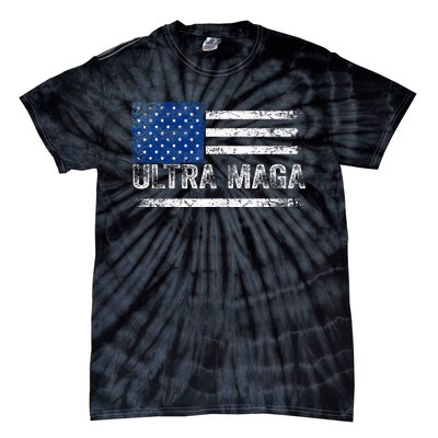 Ultra Maga Us Flag Usa Top American Ultra Mega Tie-Dye T-Shirt