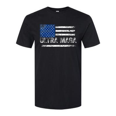 Ultra Maga Us Flag Usa Top American Ultra Mega Softstyle CVC T-Shirt