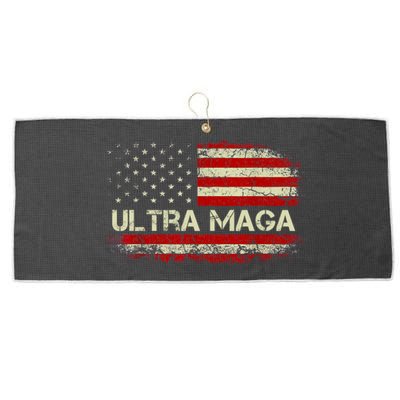 Ultra Maga Large Microfiber Waffle Golf Towel