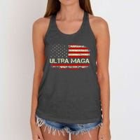 Ultra Maga Women's Knotted Racerback Tank