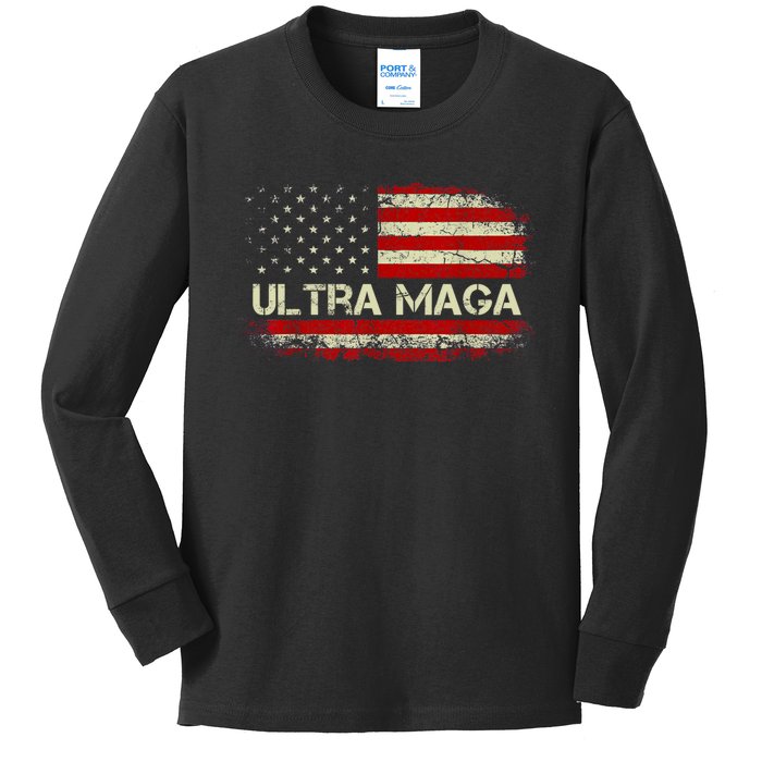 Ultra Maga Kids Long Sleeve Shirt