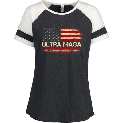 Ultra Maga Enza Ladies Jersey Colorblock Tee