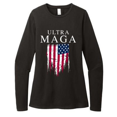 Ultra Maga Womens CVC Long Sleeve Shirt