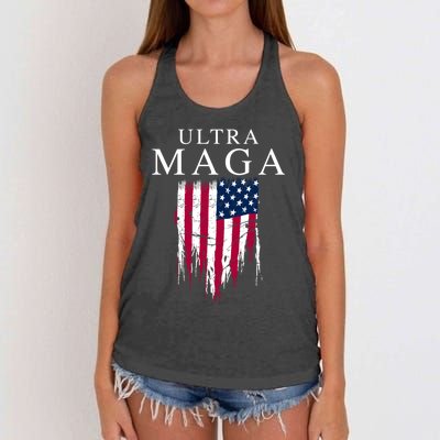 Ultra Maga Women's Knotted Racerback Tank