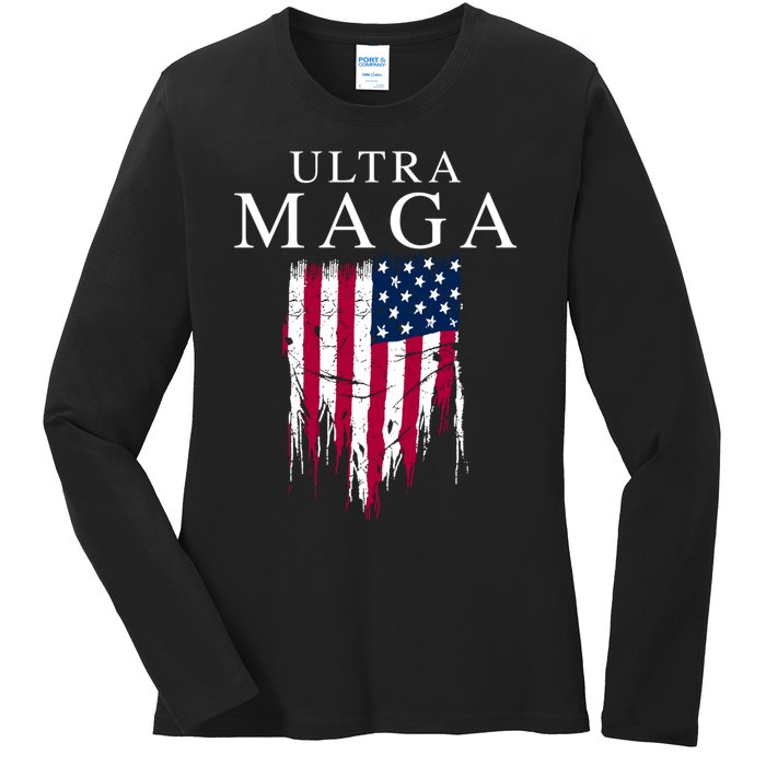 Ultra Maga Ladies Long Sleeve Shirt