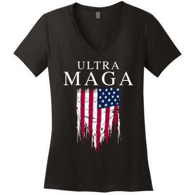 Ultra Maga Women's V-Neck T-Shirt