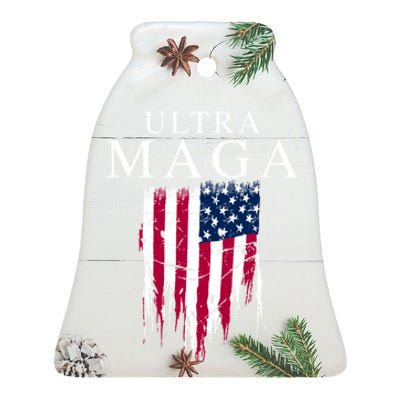 Ultra Maga Ceramic Bell Ornament