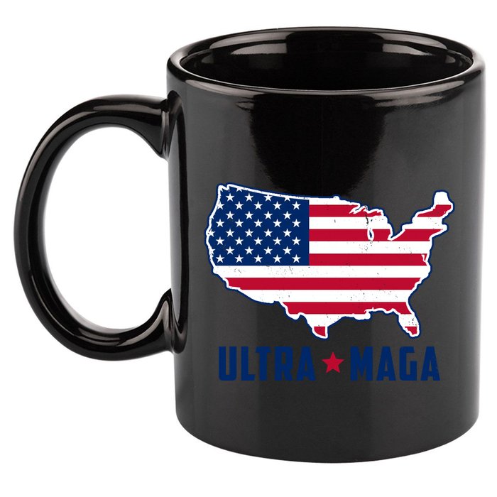 Ultra Maga United States Map 11oz C Handle Ceramic Mug