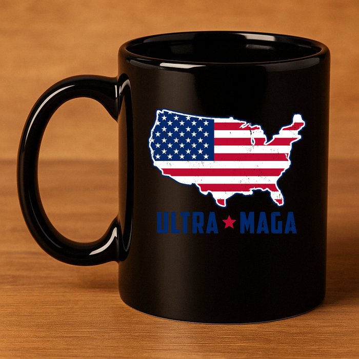 Ultra Maga United States Map 11oz C Handle Ceramic Mug