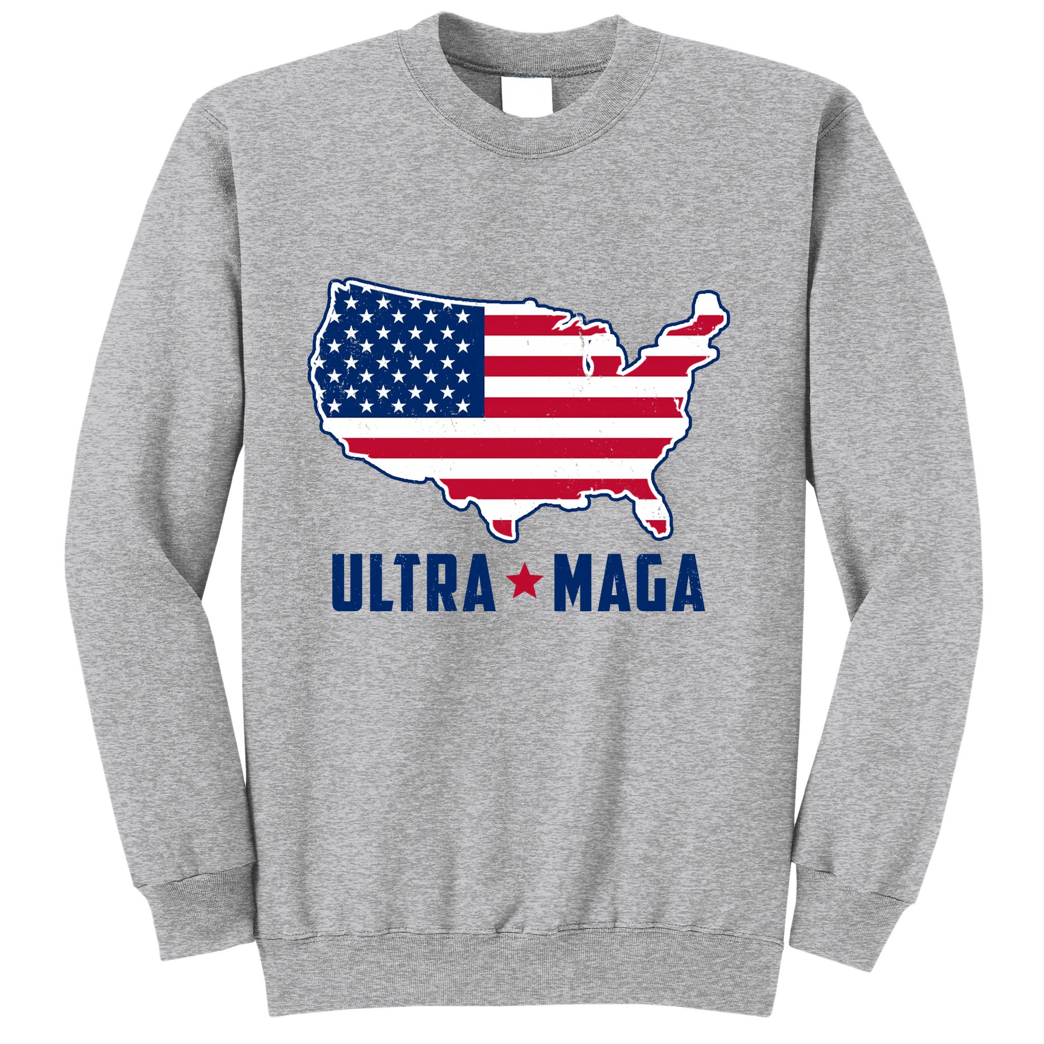 Ultra Maga United States Map Sweatshirt