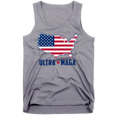 Ultra Maga United States Map Tank Top