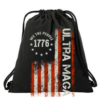 Ultra Maga 1776 We The People Drawstring Bag