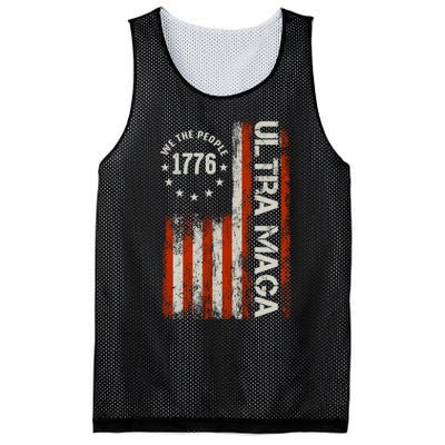 Ultra Maga 1776 We The People Mesh Reversible Basketball Jersey Tank