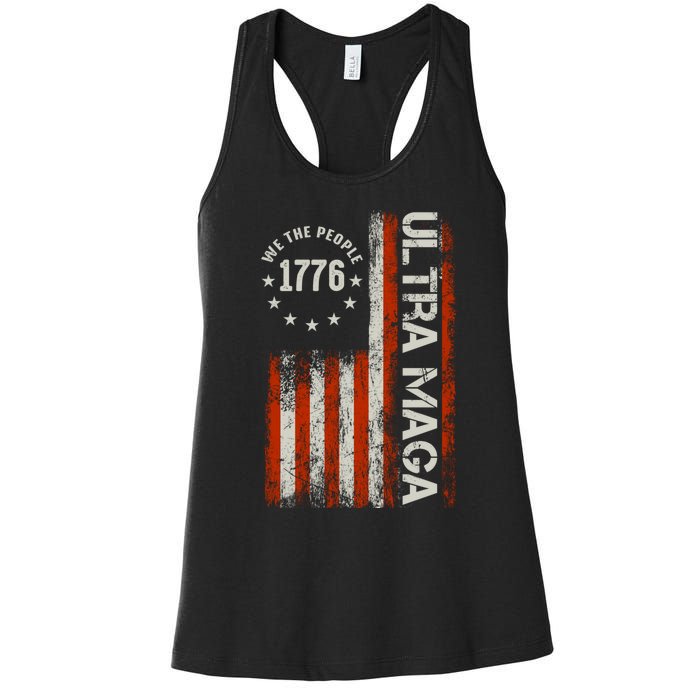 Ultra Maga 1776 We The People Women's Racerback Tank