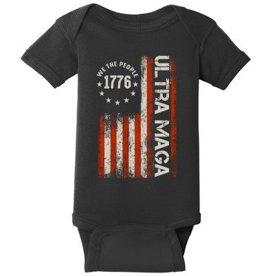 Ultra Maga 1776 We The People Baby Bodysuit