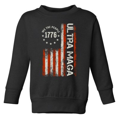 Ultra Maga 1776 We The People Toddler Sweatshirt