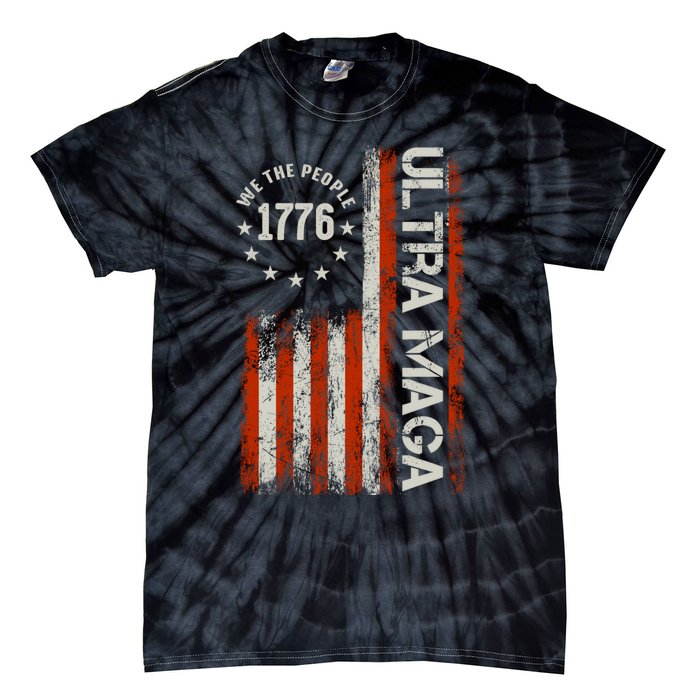 Ultra Maga 1776 We The People Tie-Dye T-Shirt