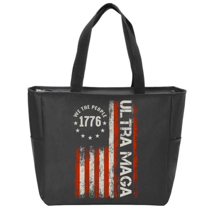 Ultra Maga 1776 We The People Zip Tote Bag