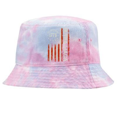 Ultra Maga 1776 We The People Tie-Dyed Bucket Hat