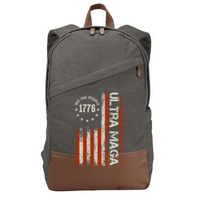 Ultra Maga 1776 We The People Cotton Canvas Backpack