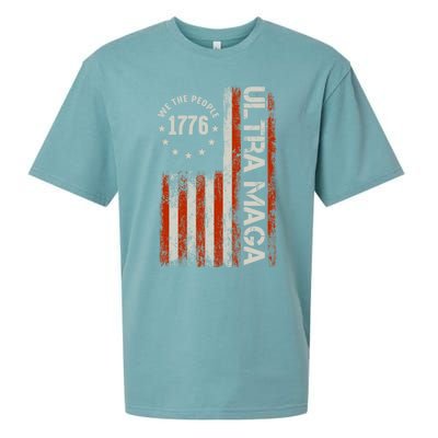 Ultra Maga 1776 We The People Sueded Cloud Jersey T-Shirt