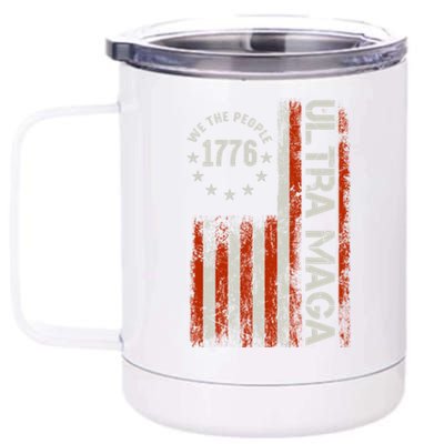 Ultra Maga 1776 We The People 12 oz Stainless Steel Tumbler Cup