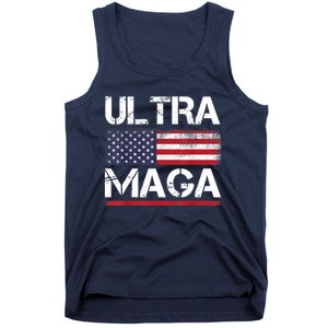 Ultra Maga US Flag American Flag 1 Tank Top