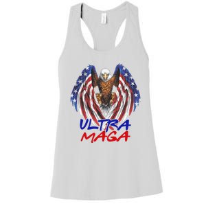 Ultra Maga USA Eagle Women's Racerback Tank