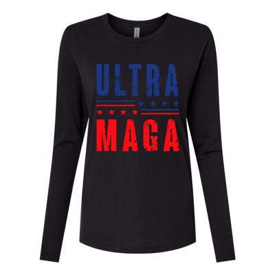 Ultra Mega Womens Cotton Relaxed Long Sleeve T-Shirt