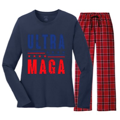 Ultra Mega Women's Long Sleeve Flannel Pajama Set 