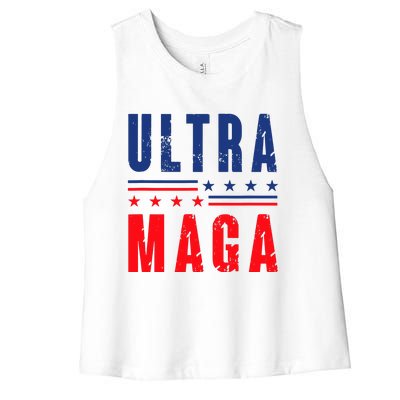 Ultra Mega Women's Racerback Cropped Tank