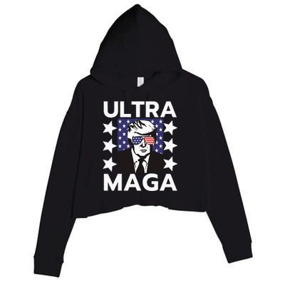 Ultra Maga Crop Fleece Hoodie