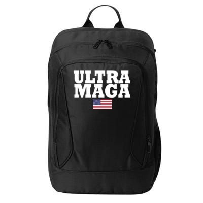 Ultra Maga United Staes Flag City Backpack