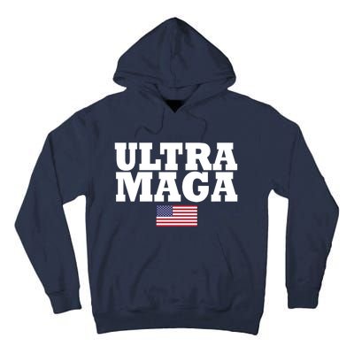 Ultra Maga United Staes Flag Tall Hoodie