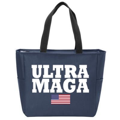 Ultra Maga United Staes Flag Zip Tote Bag