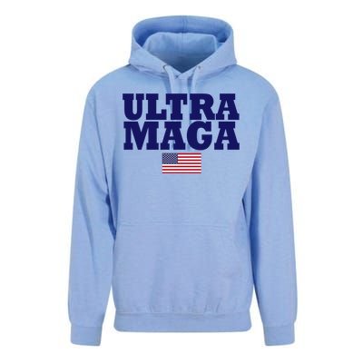 Ultra Maga United Staes Flag Unisex Surf Hoodie