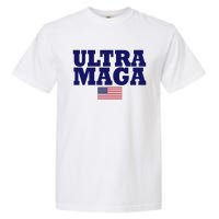 Ultra Maga United Staes Flag Garment-Dyed Heavyweight T-Shirt