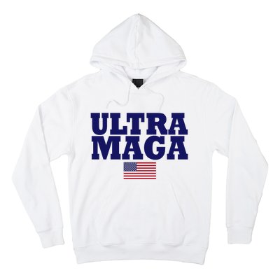 Ultra Maga United Staes Flag Hoodie