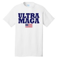 Ultra Maga United Staes Flag Tall T-Shirt