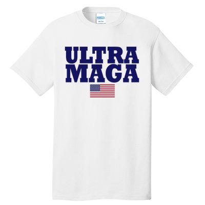 Ultra Maga United Staes Flag Tall T-Shirt