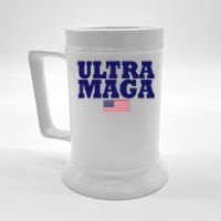 Ultra Maga United Staes Flag Beer Stein