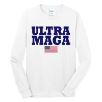 Ultra Maga United Staes Flag Tall Long Sleeve T-Shirt