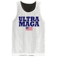 Ultra Maga United Staes Flag Mesh Reversible Basketball Jersey Tank